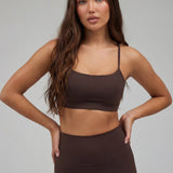 Refined Bra Pecan brown