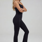 Refined Flare Pant Black