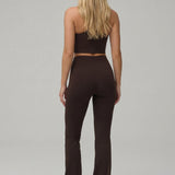 Refined Flare Pant Pecan Brown