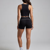 The Outline Tank Top - Black