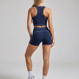 The Outline Tank Top - Navy Blue