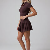 The IV Top - Pecan Brown