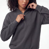 Essential Quarter Zip - Dark Gray