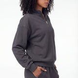 Essential Quarter Zip - Dark Gray