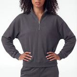 Essential Quarter Zip - Dark Gray