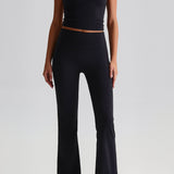 Refined Flare Pant Black