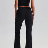 Refined Flare Pant Black