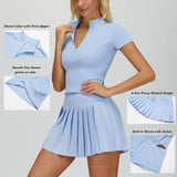 The IV Court Skirt - Sky Blue