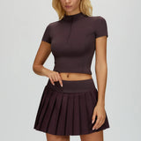 The IV Court Skirt - Sky Blue