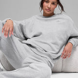 Off-Court Crewneck Pullover - Gray | accolade