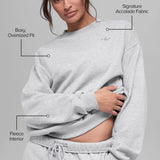 Off-Court Crewneck Pullover - Gray | accolade