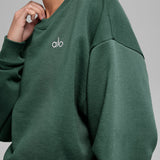 Off-Court Crewneck Pullover - Heritage Green (No set yet)
