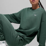 Off-Court Crewneck Pullover - Heritage Green (No set yet)