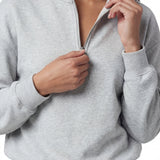 Essential Quarter Zip - Gray