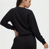 Off-Court Crewneck Pullover - Black