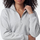 Essential Quarter Zip - Gray