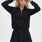 Essential Quarter Zip - Black