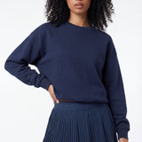 Off-Court Crewneck Pullover - Navy Blue