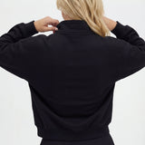 Essential Quarter Zip - Black