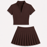 The IV Set - Pecan brown