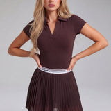 Rally Top - Pecan Brown