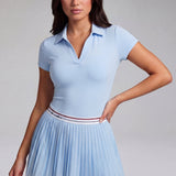 Rally Top - Sky Blue