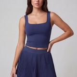 The Sculpt IV Skirt - Navy Blue