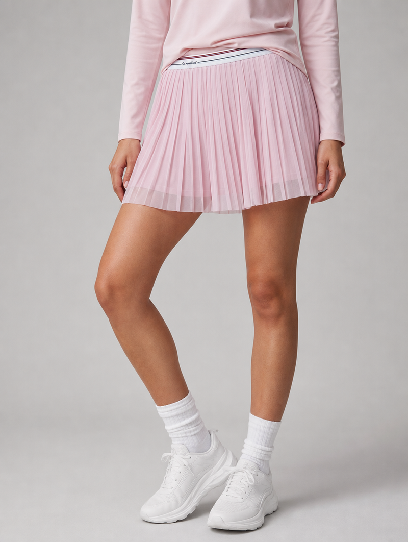 Court Polo Skirt - Soft Pink