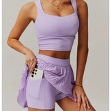 The Sculpt IV Tank Top - Lavender Cloud