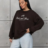 Social Club Sweatshirt - Brown