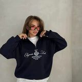 Heritage Quarter Zip - White