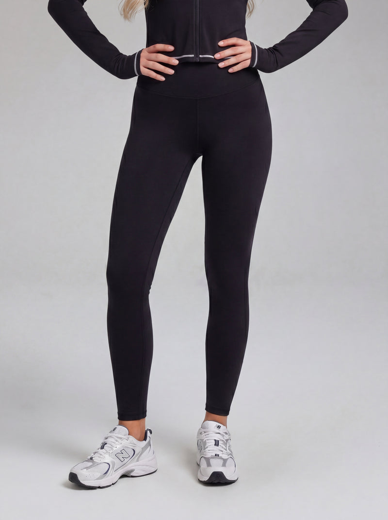Die Flow Legging - Schwarz