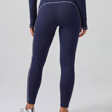 Form Zip Legging - Navy Blue