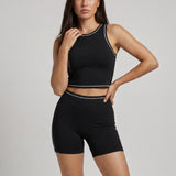 The Outline Tank Top - Black