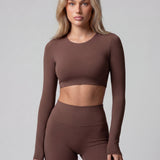 Form Long Sleeve - Pecan Brown