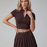 The IV Top - Pecan Brown
