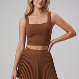 The Sculpt IV Tank Top - Brown