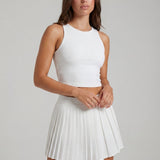 Essential Court Skirt - White