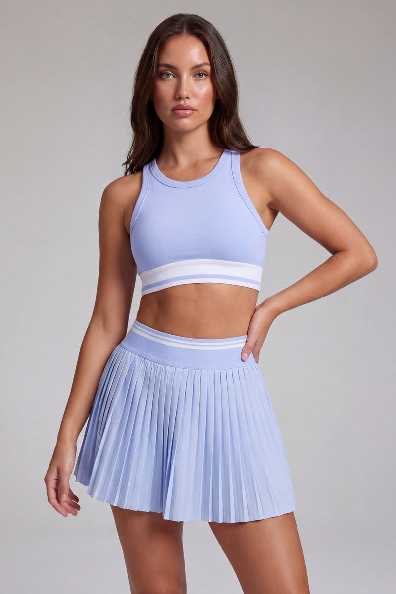 Wimbledon Skirt - Sky Blue ·