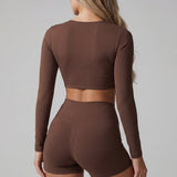 Form Long Sleeve - Pecan Brown