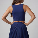 Essential Court Top - Navy Blue