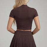 The IV Top - Pecan Brown
