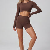 Form Long Sleeve - Pecan Brown